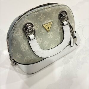GUESS Mini Bag in White and Gray